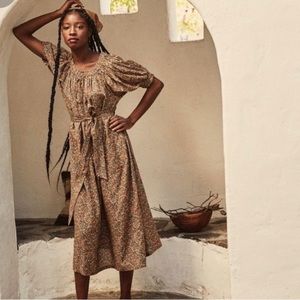 Doen Safflower Dress -Laurel Canyon Rose - S